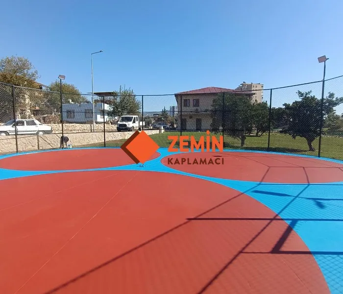 Voleybol sahası akrilik saha boyası kaplaması