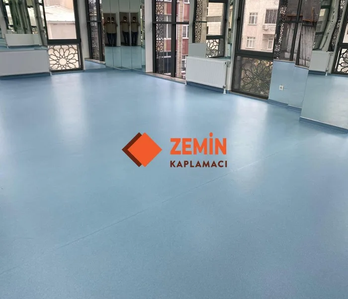 Fitnes salonu pvc zemin kaplama görsel 3