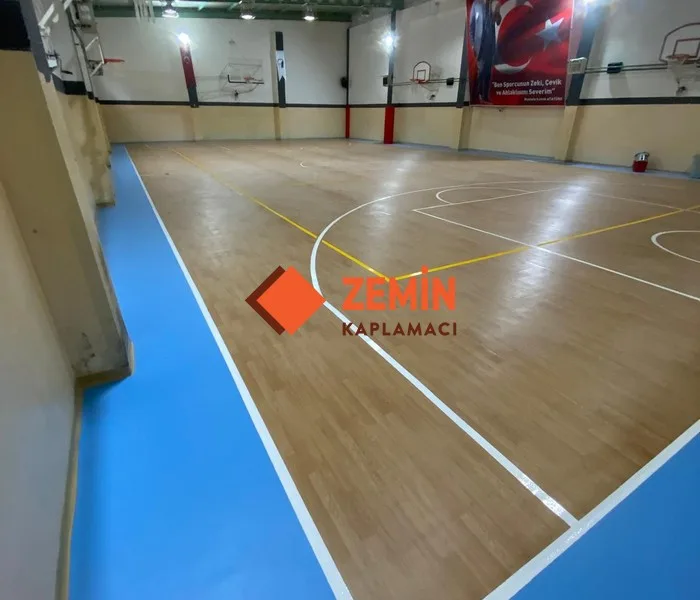 Fiba onaylı pvc spor zemin kaplama modeller görsel 4