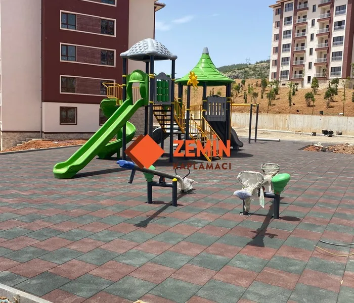 Kauçuk zemin Döşeme Modelleri görsel 5
